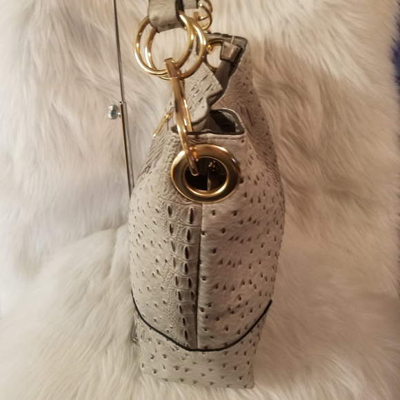 GREY CLASSIC EMBOSSED HOBO - Picture 4 of 8